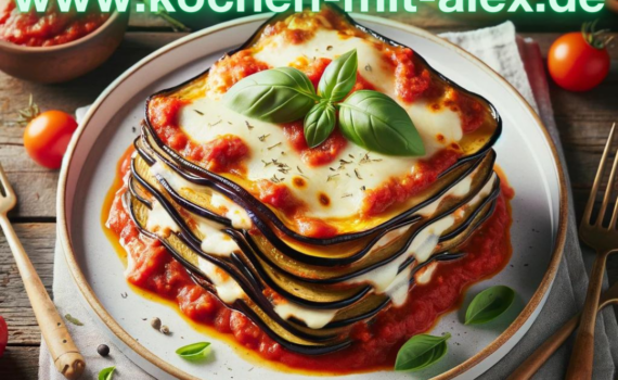 Eine köstliche, kohlenhydratarme Alternative zur traditionellen Lasagne, zubereitet mit frischen Zutaten und dem Thermomix.