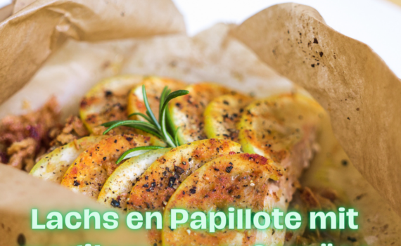 Lachs en Papillote mit mediterranem Gemüse ist ein einfaches, elegantes und gesundes Abendessen. Die Aromen von frischem Gemüse und Kräutern verschmelzen im Pergamentpapier mit dem Lachs zu einem köstlichen Gericht.