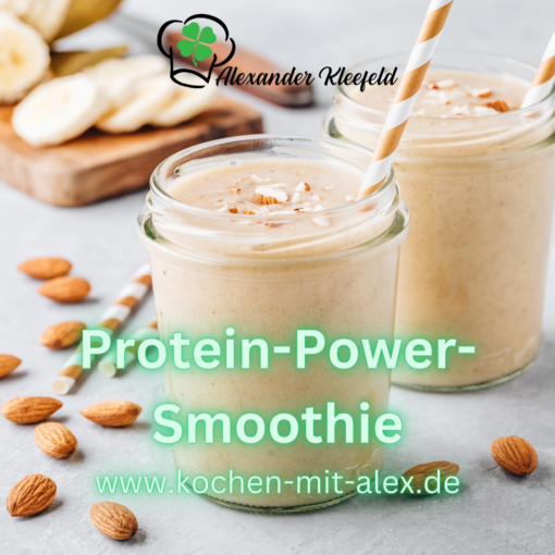 Der Protein-Power-Smoothie ist ein blitzschnelles und ernährungsreiches Frühstück für alle, die energiegeladen in den Tag starten möchten. Mit einer Mischung aus Beeren, Protein und Spinat stärkt dieser Smoothie Ihre Gesundheit und Fitness. Einfach im Thermomix zubereitet, ist er der perfekte Morgen-Boost!