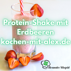 Ein fruchtiger und proteinreicher Start in den Tag mit dem Geschmack frischer Erdbeeren.