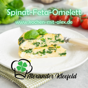 Das Spinat-Feta-Omelett ist ein schnelles, nahrhaftes und leckeres Frühstück, das sich perfekt für eine Low Carb-Diät eignet. Die Kombination aus Ei, Spinat und Feta bietet eine ausgezeichnete Balance aus Protein