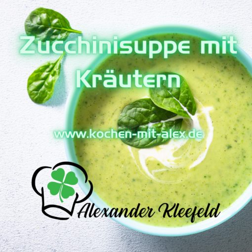 Zusammenfassung: Kreieren Sie ein einfaches und wohltuendes Abendessen mit unserer Zucchinisuppe, verfeinert mit frischen Kräutern. Diese leichte und cremige Suppe ist schnell zubereitet und ideal für eine gesunde und wärmende Mahlzeit. Frische Zucchini, kombiniert mit aromatischen Kräutern und einer sanften Sahnenote, ergeben eine perfekte Suppe für jeden Anlass. Diese Suppe ist nicht nur köstlich und sättigend, sondern auch Low Carb-freundlich und somit perfekt für eine bewusste Ernährung.
